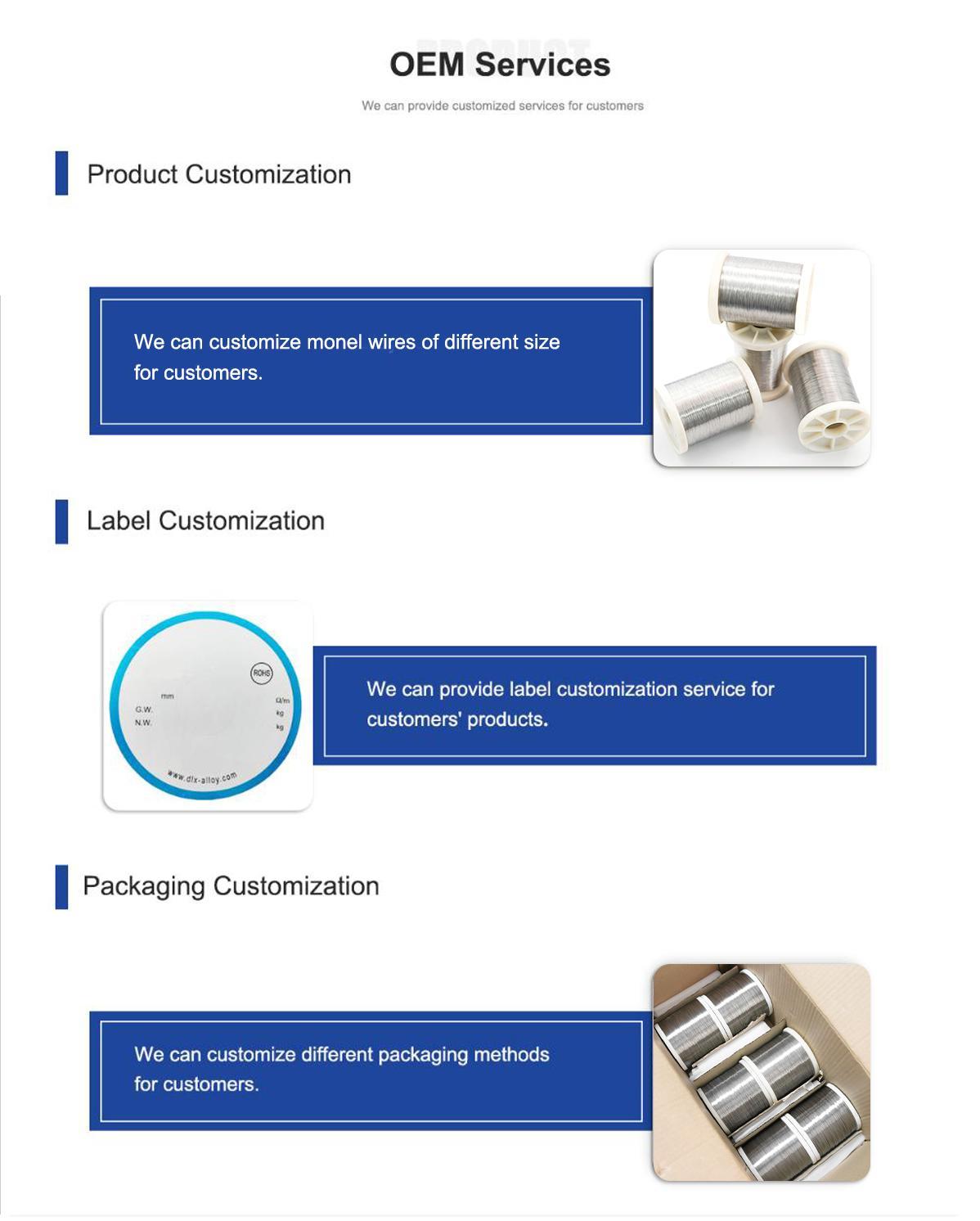 Monel 400 Wire for Industrial Scrubber System Linings
